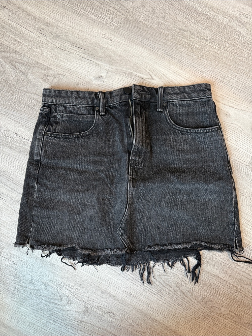 Alexander Wang Denim X Black mini skirt